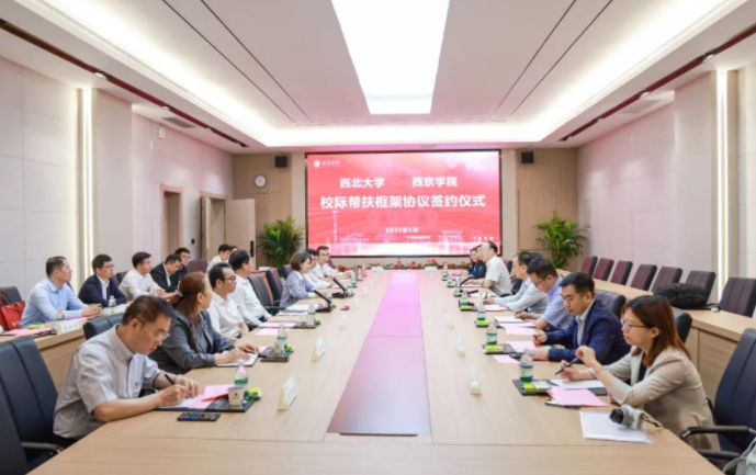 15vip太阳集团官网与西京学院签署校际帮扶框架协议 15vip太阳集团官网与西京学院签署校际帮扶框架协议